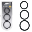 LEVELZ Wide O Silicone Cock Ring Set of 3 - L/XL/2X